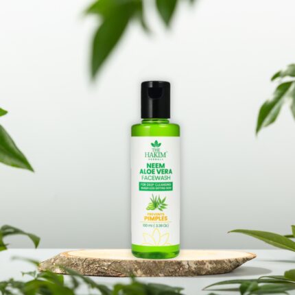 The Hakim Neem Aloe Vera Facewash – Ayurvedic Deep Cleanser for Smooth & Pimple-Free Skin